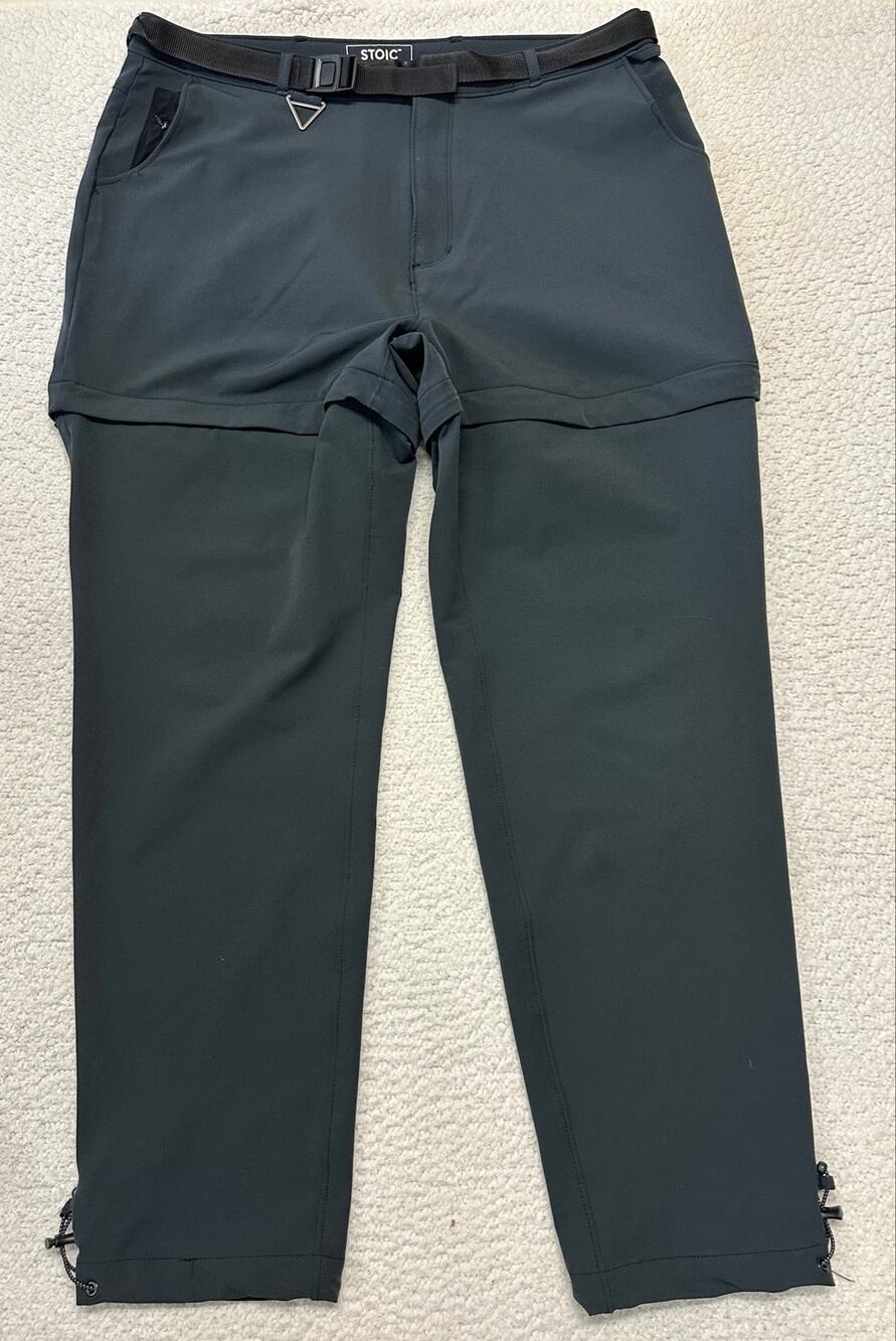 Stoic Mens Mooniess Convertible Hiking Pants Size XL